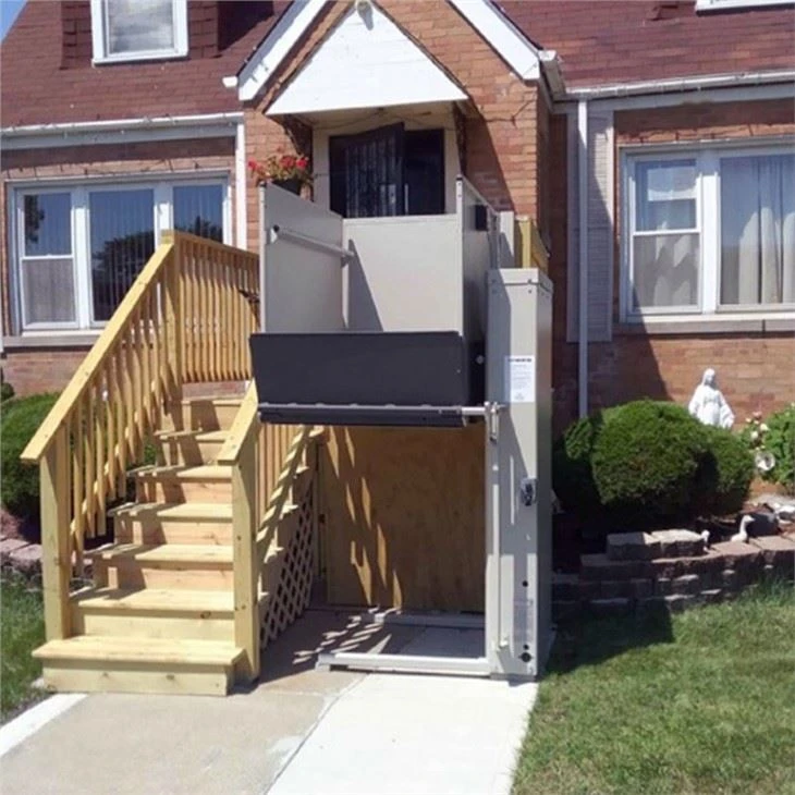 Electric Disabled Wheelchair Platform Lift Home Lift