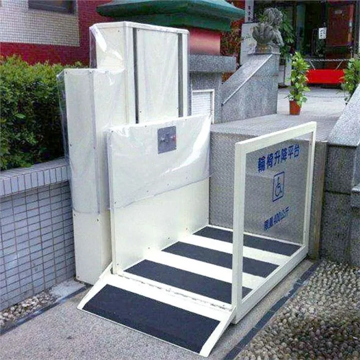 Ascenseur électrique pour porche