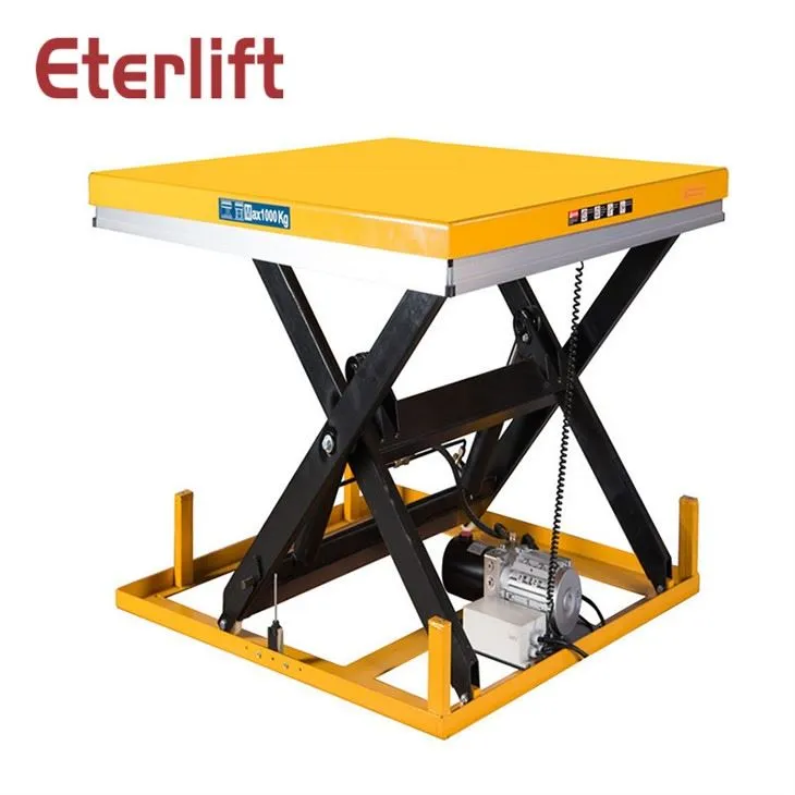 Plates-formes élévatrices à ciseaux fixes électriques
