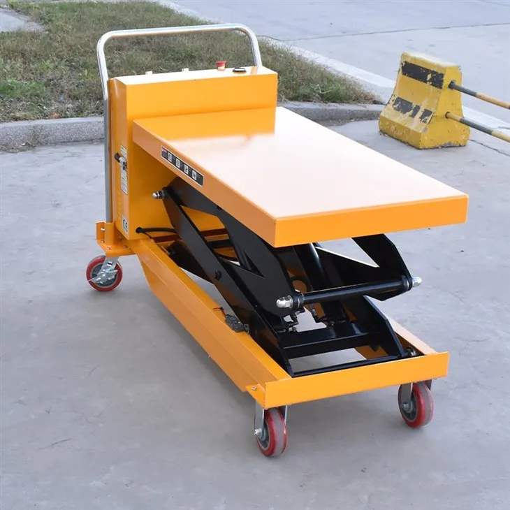 Battery Operated Scissor Lift Tables