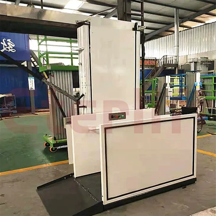 Lift de porche en fauteuil roulant 3m