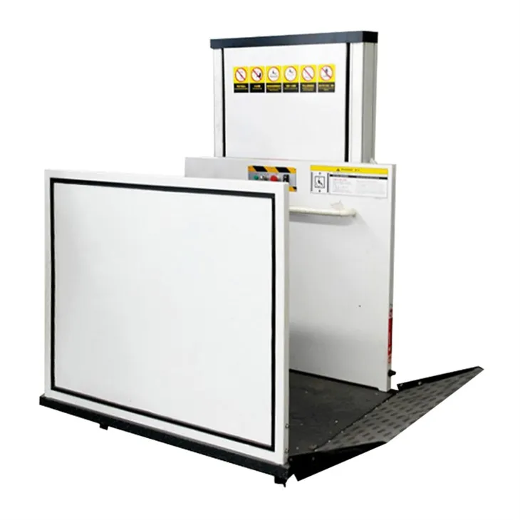 Relevés en fauteuil roulant de la plate-forme verticale